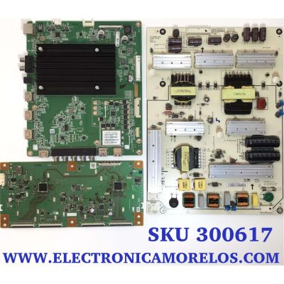 KIT DE TARJETAS PARA TV VIZIO / MAIN 0160CAP0AE00 / 1P-015AX06-4010 / 136 / T-CON RUNTK0228FVZZ / 1P-0156X05-40SA / 0228FVZZ / FUENTE 09-70CAR090-00 / 1P-115C800-1011 / MODELO E70U-D3 / E70U-D3 LFTRUSCS